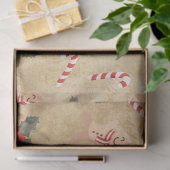 Papier Mousseline Vintage Noël Mix Series Design 7 (Cadeau)