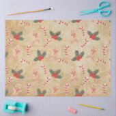 Papier Mousseline Vintage Noël Mix Series Design 7 (Artisanat)