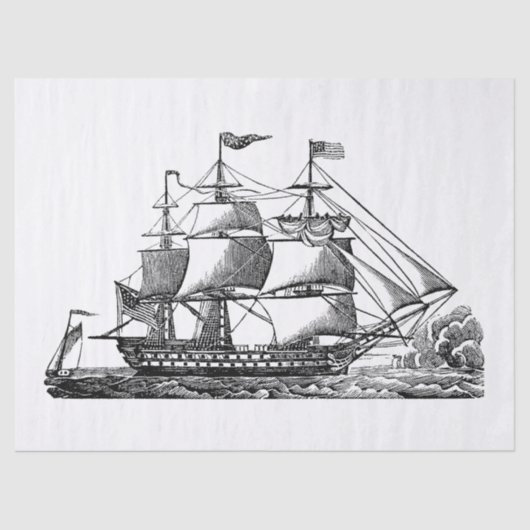 Papier Mousseline Vintage noir blanc voile (Recto)