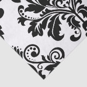 Papier Mousseline Vintage noir et blanc (Détail)