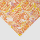 Papier Mousseline Vintage Orange Brûlé (Détail)