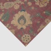 Papier Mousseline Vintage Oriental Perse Motif rouge (Détail)