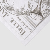 Papier Mousseline Vintage Paris Poster Waters Can Decoupage (Détail)