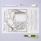 Papier Mousseline Vintage Paris Poster Waters Can Decoupage (Artisanat)