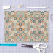 Papier Mousseline Vintage, patchwork, paré (Artisanat)