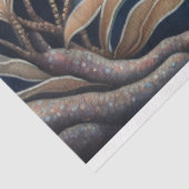 Papier Mousseline Vintage Pink Koi poisson déroupage (Détail)