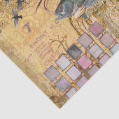 Papier Mousseline Vintage Pisces femme gothique classique (Détail)