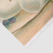 Papier Mousseline Vintage Poulet Vacances de Pâques (Détail)