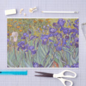 Papier Mousseline Vintage Purple Iris Peinture (Artisanat)