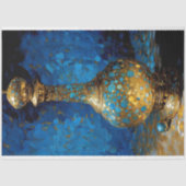 Papier Mousseline Vintage Russe Genie Botté Stilllife Découpage (Recto)