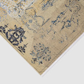 Papier Mousseline Vintage Rustic Texture Burlap Français Découpage (Détail)