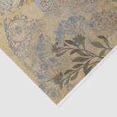 Papier Mousseline Vintage Rustic Texture Burlap Français Découpage (Détail)