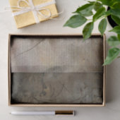 Papier Mousseline Vintage Rustique Brown Distressed Texture botaniqu (Cadeau)