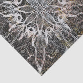 Papier Mousseline Vintage Rustique Grunge Texture Bohème Mandala (Détail)