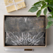 Papier Mousseline Vintage Rustique Grunge Texture Bohème Mandala (Cadeau)