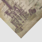 Papier Mousseline Vintage Rustique Steampunk Dady Découpage (Détail)