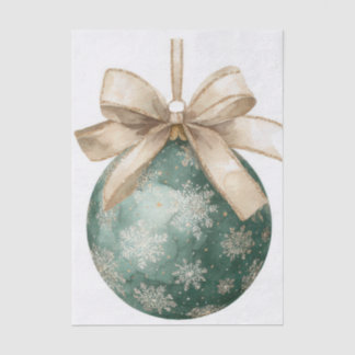 Papier Mousseline Vintage Style Christmas Bauble
