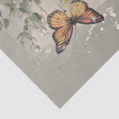 Papier Mousseline Vintage Sunflower & Music Ephemera Decoupage (Détail)