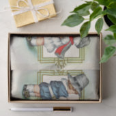 Papier Mousseline Vintage Thanksgiving Children et Turquie (Cadeau)