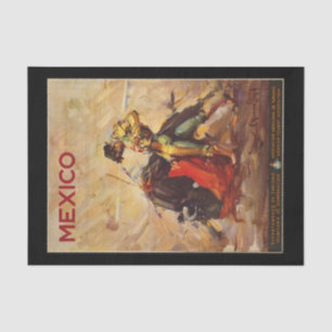 Papier Mousseline Vintage Travel Mexico