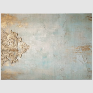 Papier Mousseline Vintage vieux mur peint or manuscrit de dessin de