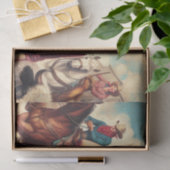 Papier Mousseline Vintage Western Cowgirl (Cadeau)