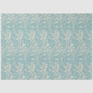Papier Mousseline Vintage William Morris Arcadia Floral Sans Couture