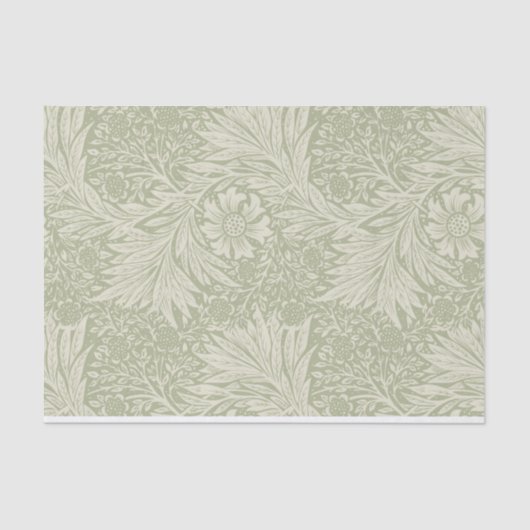 Papier Mousseline Vintage William Morris Marigold Motif (Recto)