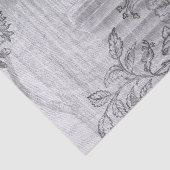 Papier Mousseline Vintages illustrations et fleurs Shabby Chic (Détail)