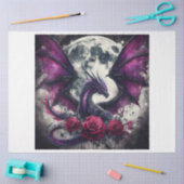 Papier Mousseline Violet Dragon (Artisanat)