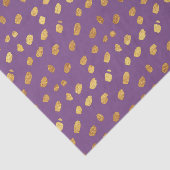 Papier Mousseline Violet et Or (Détail)