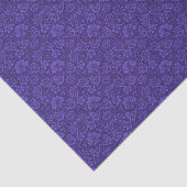 Papier Mousseline Violet Vintage Damas (Détail)