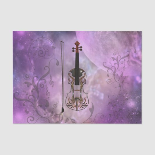 Papier Mousseline Violon génial (Recto)