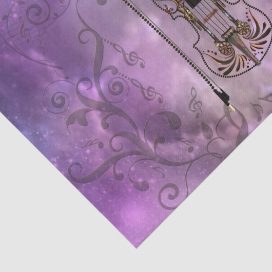 Papier Mousseline Violon génial (Détail)