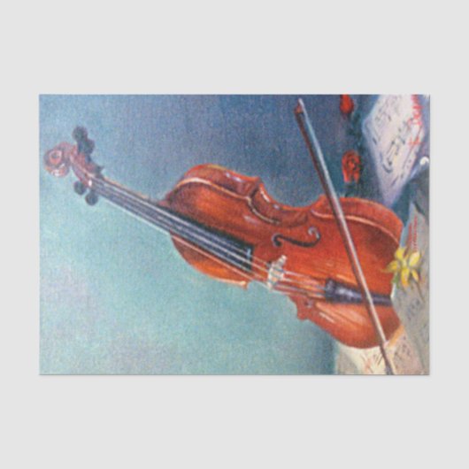 Papier Mousseline Violon/Violon (Recto)