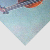 Papier Mousseline Violon/Violon (Détail)