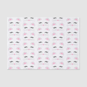 Papier Mousseline Visage du chat Glam