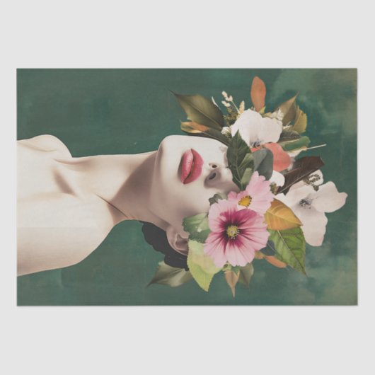 Papier Mousseline Visions florales (Recto)