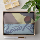 Papier Mousseline Visite de la forteresse El Morro, Porto Rico, Vieu (Cadeau)