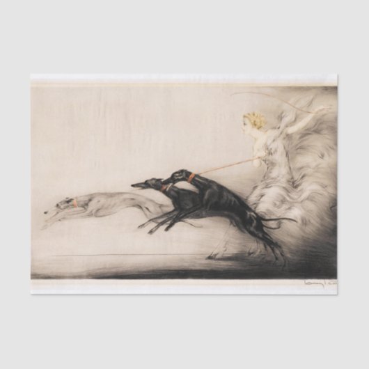 Papier Mousseline Vitesse II, Vitesse, 1933 par Louis Icart (Recto)