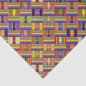 Papier Mousseline Vitrail africain Kente K45 Angled (Détail)