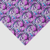 Papier Mousseline Vitrail Ange de Noël (Détail)