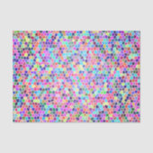 Papier Mousseline Vitrail coloré (Recto)