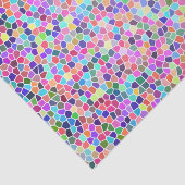 Papier Mousseline Vitrail coloré (Détail)