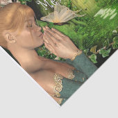 Papier Mousseline Voeux du royaume des fées (Détail)