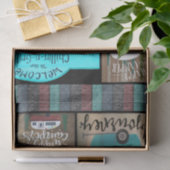 Papier Mousseline Voici comment nous roulons (Cadeau)