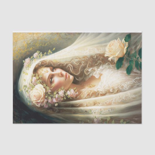 Papier Mousseline Voici l'épouse (Recto)