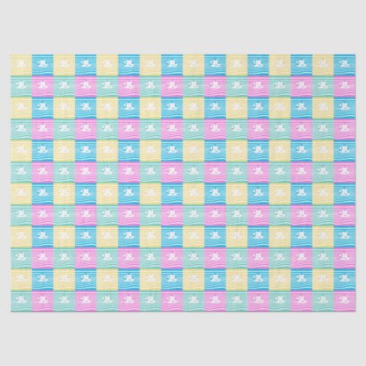 Papier Mousseline Voilier motif (Recto)