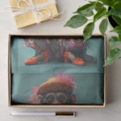 Papier Mousseline Voir pas de singe malin (Cadeau)