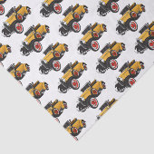 Papier Mousseline Voiture jaune classique 1931 (Détail)